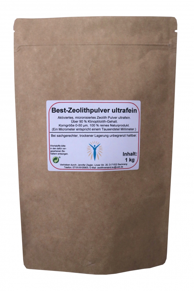 Bild 1 von Zeolite Fine Powder 0-50 µm - 1 kg - in paper bag