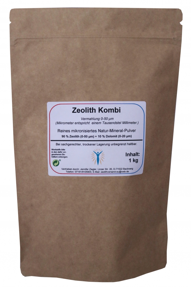 Bild 1 von 1 kg Zeolith Kombi (Zeolith-Dolomit) im Papierbeutel